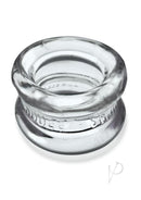Oxballs Squeeze Short Ballstretcher Clear designed for snug and secure fit during ball stretching.