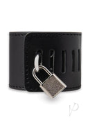 Lux Fetish Spreader Bar With Lockable Cuffs Black/Silver padded cuff with lock and adjustable features