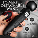 Master Series Thunderstick Thigh Strap Wand with Harness Black showcasing powerful detachable design and remote control functions.