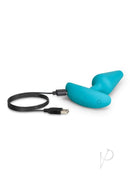 B-Vibe Butties Remote Control Anal Training Set Teal Orange with USB charging cable for anal play.