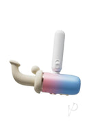 Lovense Spinel Massage Gun Thrusting Dildo in vibrant colors, designed for versatile and intense pleasure.