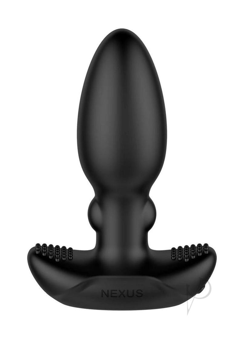Nexus BEAT Thumping Butt Plug with Remote Control Black, designed for deep, rhythmic anal stimulation.