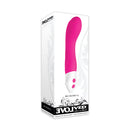 Evolved Novelties Buxom G Bulbous G-Spot Vibrator in pink packaging showcasing smooth silicone design.