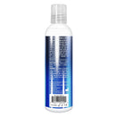 Evolved Glisten Ultra Silicone Lubricant 4 Oz bottle with usage instructions and ingredients listed on the back.
