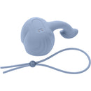 Zero Tolerance In A Nutshell Vibrating Ball Cup Blue, silicone massager with adjustable strap for hands-free stimulation.