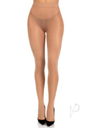 Leg Avenue Opaque Sheer To Waist Tights With Cotton Crotch Nude showcasing a smooth and polished look.