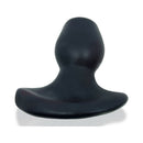 Oxballs Morphhole-2 Gaper Plug Large Black Ice for experienced anal play, designed for comfort and thrill.