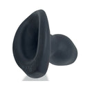 Oxballs Morphhole-2 Gaper Plug Large Black Ice featuring a hollow gaping design for anal play.