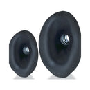 Oxballs Morphhole-2 Gaper Plug Large Black Ice, featured in two sizes, designed for advanced anal play.