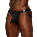 Male Power Easy Breezy Jock Sleeve Black L/XL showcases a sleeved pouch design for comfort and support.