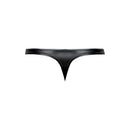 Male Power Liquid Onyx 2.0 Bong Thong Black S M, sleek black thong with body-hugging design for confident wear.