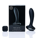 Hot Octopuss PleX with Flex Vibrating Flexible Anal Plug Black with remote and box showcasing Treble and Bass Technology™