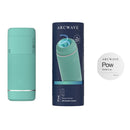 Arcwave Pow Silicone Stroker With Suction Control Mint with packaging and manual included.