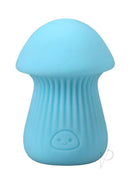 Mochi Ultraskyn Mini Stroker Blue in a fun mushroom design, providing discreet and pleasurable solo experiences.