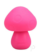 Mochi Mushroom Vibe Silicone Rechargeable Vibrator Pink in a cute mushroom shape, made of soft silicone.