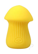 Mochi Ultraskyn Mini Stroker Yellow in playful mushroom shape, designed for intimate pleasure and satisfaction.