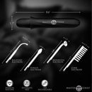 Master Series Elektrawand E-Stim Wand with Attachments and various electrode sizes for customizable stimulation.