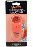 GoodHead Juicy Head to Go Cocktails Peach Bellini Dry Mouth Spray packaging with refreshing design.