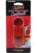 GoodHead Juicy Head to Go Cocktails Sex on The Beach Dry Mouth Spray packaging with red design and spray nozzle.