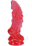 Crystal Jellies Mythical Invader Dildo Pink featuring a bold design in a vibrant pink color, perfect for adventurous pleasure.