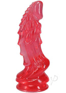 Crystal Jellies Mythical Invader Dildo Pink, a vibrant pink fantasy-inspired pleasure toy with an imaginative design.