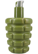 Fort Troff Cum Lube in Grenade Bottle 10 Oz - premium lubricant for intensity and endurance in a rugged design.