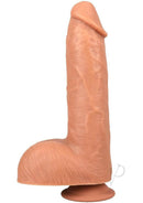 Fort Troff Cut Thruster Dildo Sex Machine with Remote Tan, realistic design, flexible material, suction base for hands-free use.