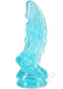 Crystal Jellies Mythical Invader Dildo Teal in a striking alien design for bold fantasy-inspired pleasure.