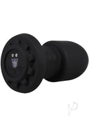 Fort Troff Robo Rimmer Slim Anal Plug with Wireless Remote in sleek black silicone design.
