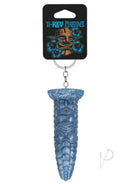 Polynesian Ti-Key Chains Wai Lealea Water Idol Blue keychain featuring island-inspired design and vibrant blue color.