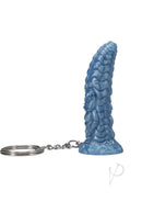 Polynesian Ti-Key Chains Wai Lealea Water Idol Blue keychain with detailed design and vibrant color.