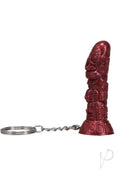 Polynesian Ti-Key Chains Lele Lele Air Idol Red with intricate detailing and vibrant design.
