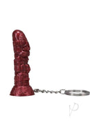 Polynesian Ti-Key Chains Lele Lele Air Idol Red, vibrant keychain with intricate Polynesian detailing, showcasing island artistry.