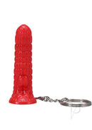 Polynesian Ti-Key Chains Ula Make Fire Idol Red keychain accessory featured in a vibrant red color.