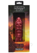 Polynesian Lele Lele Air Idol Vibrating Dildo with Remote Control in packaging with tropical background.