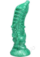 Polynesian Mala Ma ona Earth Idol Vibrating Dildo with Remote Control, uniquely designed with island motifs.
