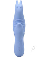 Polynesian Into The C Seahorse Vibrator Siren in light blue, designed for targeted stimulation with a flowing oceanic design.