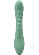 Polynesian Pleasures Into The C Kakui Me Kelp Green pleasure device with rounded head and wave-like design