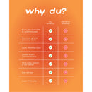 Comparison chart highlighting benefits of Du Douche Stone over generic enemas.