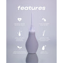 Du Douche Stone features medical-grade silicone bulb and easy-to-use design for comfort and hygiene.