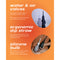 Du Douche Stone features, including water valves, ergonomic dip straw, and silicone bulb design.