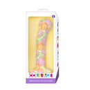 Catch The Bouquet G-spot Silicone Dildo in colorful floral design packaging, promoting premium silicone and body-safe coloring.