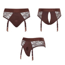 Strap-On-Me Diva Lingerie Harness Chocolate XL showcasing lace design and playful details.