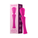 FemmeFunn Ultra Wand XL Rechargeable Flexible Vibrator Pink in packaging, showcasing its sleek design and powerful features.