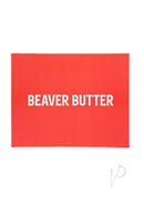 Beaver Butter Soothing Feminine Shave Kit packaging with bold letters on a red background.