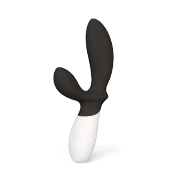 LELO LOKI Wave 2 Dual Stimulation Prostate Vibrator Black design featuring dual stimulation capabilities.