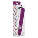 Bang XL Rechargeable Bullet Vibrator Purple packaging showcasing ultra powerful vibration and sleek design.