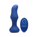 Thump-it Slim Curved Thumping Anal Plug with remote, featuring a slim, curved silhouette for unique anal stimulation.