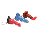 Creature Cocks Hell-Hound Kraken and Cobra Keychain Set featuring three colorful fantasy keychains.