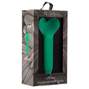 Je Joue Amour Heart-Shaped Fluttering Bullet Vibrator Emerald Green in stylish packaging.